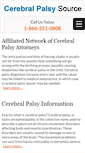 Mobile Screenshot of cerebralpalsysource.com